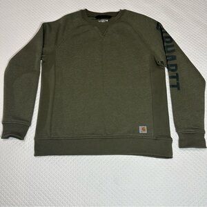 Carhartt Olive Green Women’s Sweatshirt Sz L